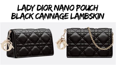 lady Dior nano pouch